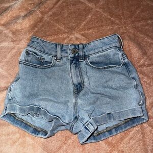 PacSun Denim Blue Women's Shorts (MOM SHORTS)